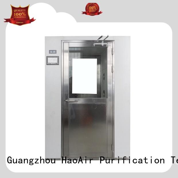 HAOAIRTECH air shower with three side blowing for pallet cargo