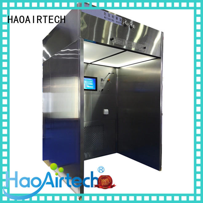 down flow containment weighing booth manufacturer for dust pollution control
