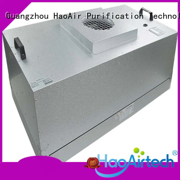 High Efficiency Fan Filter Units with HEPA filter