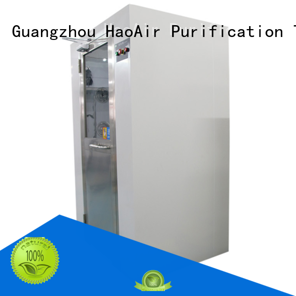 goods air shower manufacturer with top side air flow for pallet cargo