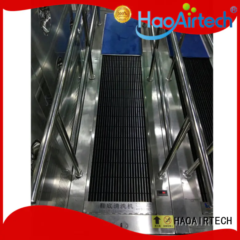 HAOAIRTECH high efficiency shoe cleaning machine maker for cleanroom air shower
