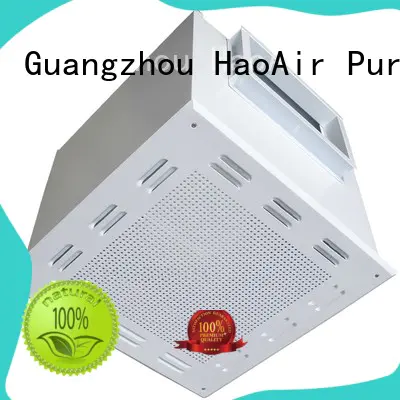 HAOAIRTECH popular ceiling fan filters with internal fan for clean room cell