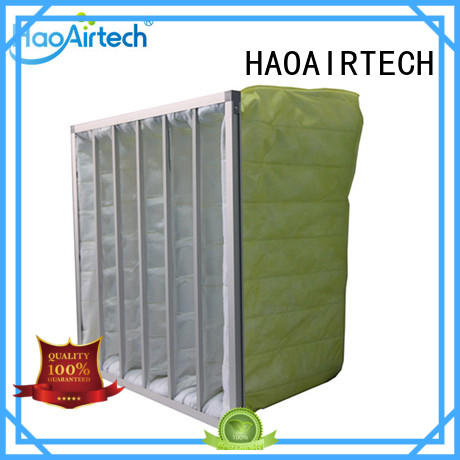 fibre pocket air bag filter HAOAIRTECH