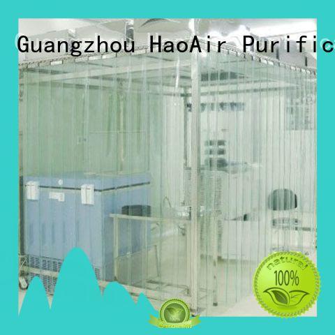 non standard portable clean room with antistatic vinyl curtain online
