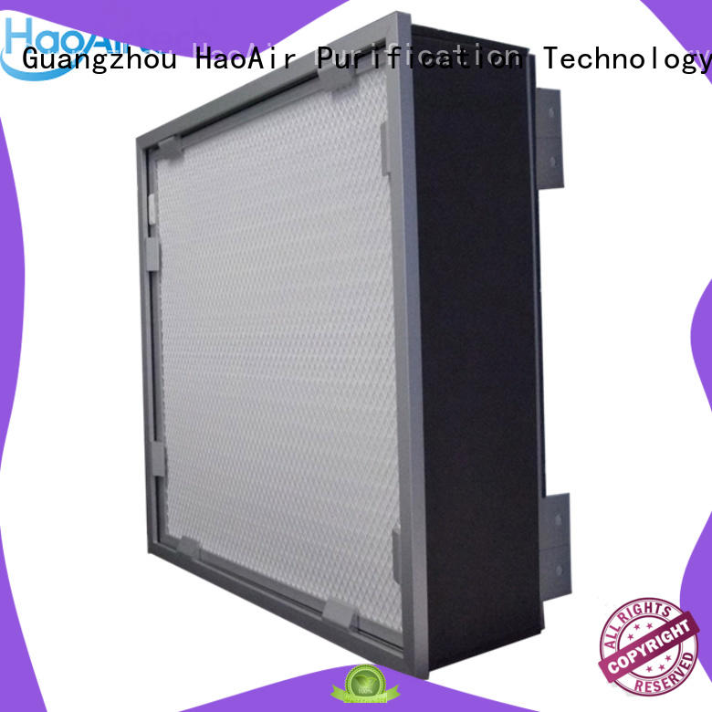 ulpa hepa filter h12 with flanger for air cleaner