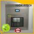 negative pressure cleanroom pass box with arc design gmp standard for electronics factory