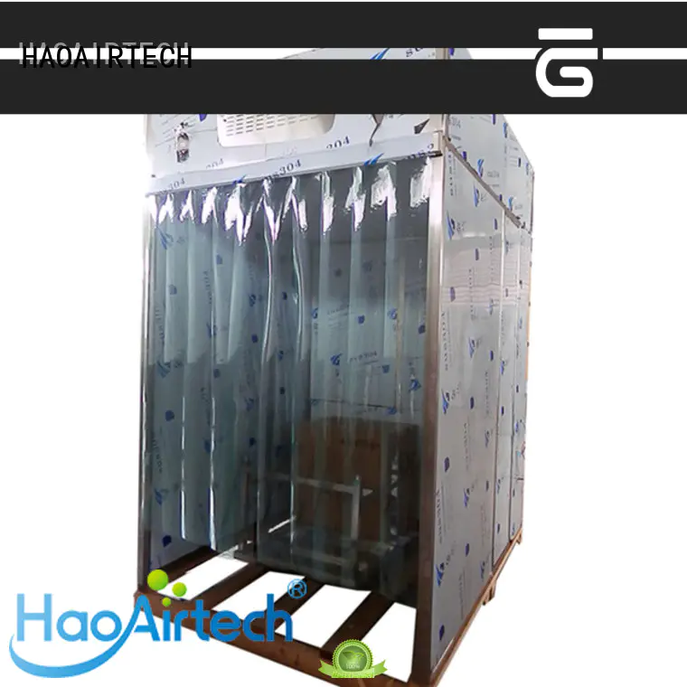 HAOAIRTECH hihg efficiency powder dispensing booth gmp modular design for biological pharmacy