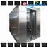 HAOAIRTECH goods air shower design with top side air flow for pallet cargo
