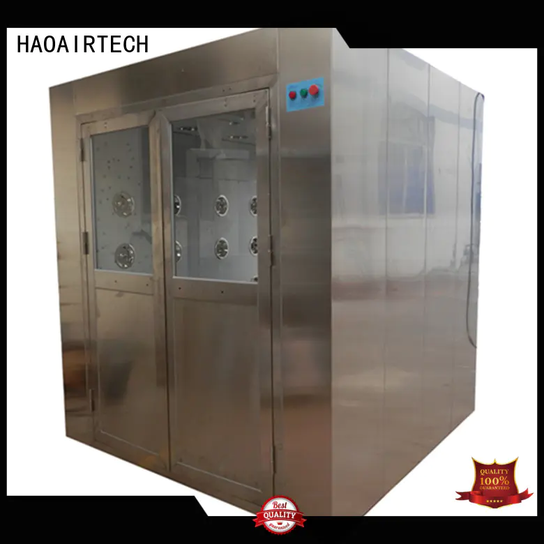 HAOAIRTECH vertical clean room manufacturers with three side blowing for ten person