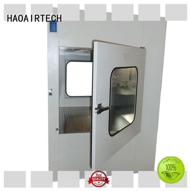 HAOAIRTECH dynamic pass box with conveyor line for electronics factory
