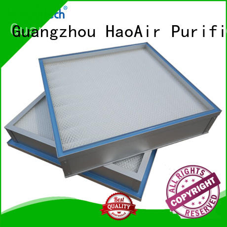 HAOAIRTECH air purifiers hepa filter with big air volume for dust colletor hospital