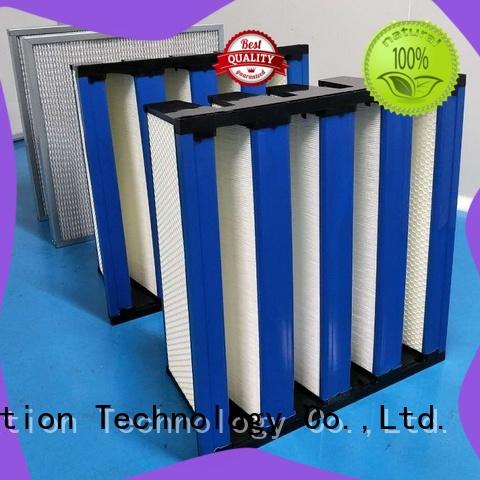 absolute hepa air filter with dop port for electronic industry