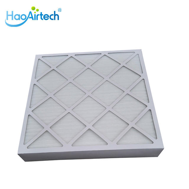 mini pleats h13 hepa filter with flanger for dust colletor hospital-2