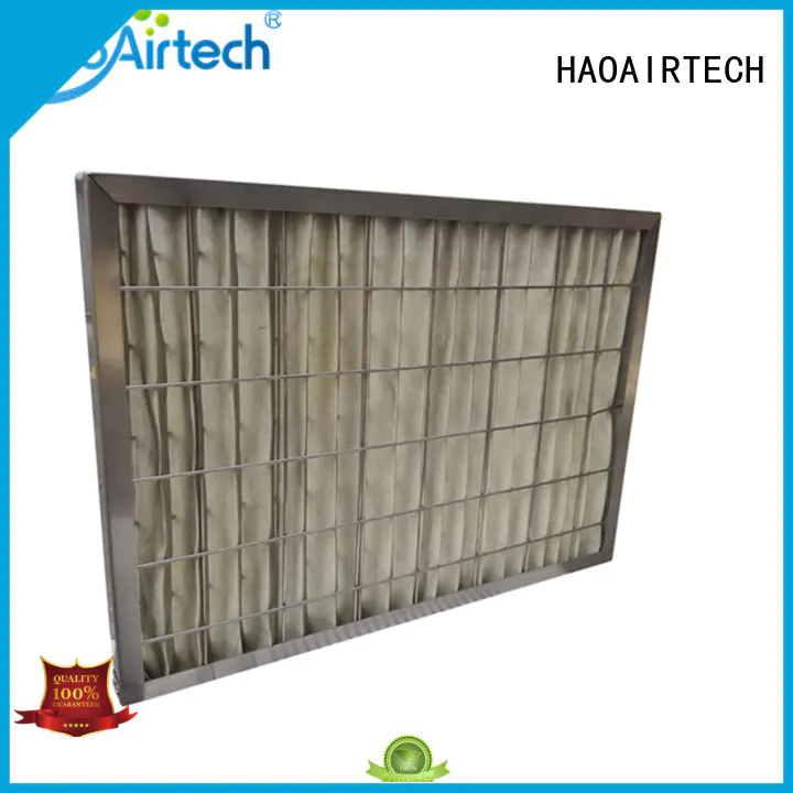 HAOAIRTECH high temperature air filter with alu frame for prefiltration