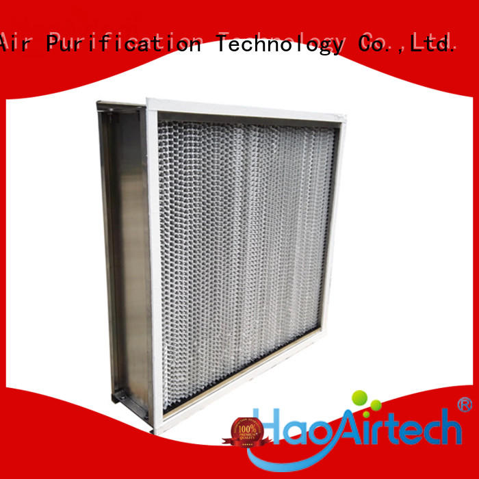 HAOAIRTECH v bank h14 hepa filter with hood for air cleaner