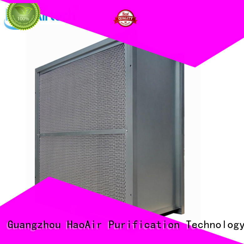 HAOAIRTECH high temperature filter with alu frame for prefiltration