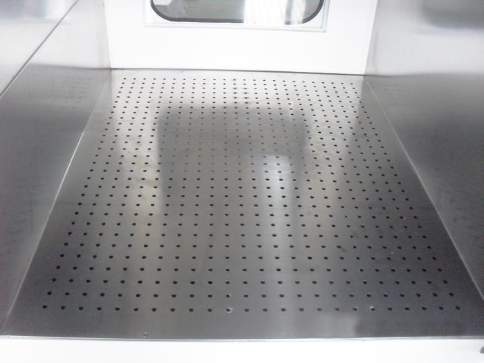 stainless steel pass box clean room with conveyor line for cargo-2