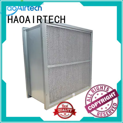 HAOAIRTECH v cell compact rigid filter with big air volume for commercial buidings