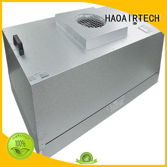 HAOAIRTECH fan hepa filter box with central air conditioning for clean room cell