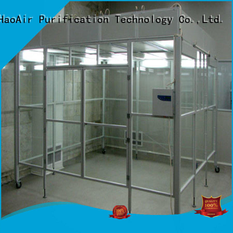HAOAIRTECH high efficiency cleanroom cleaning supplies with constant temperature and humidity controlled for semiconductor factory