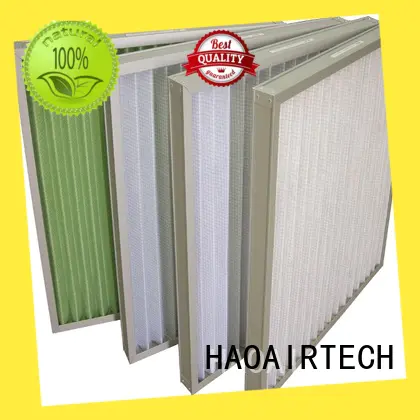HAOAIRTECH air Pleated Air Filter with metal frame for central air conditioning and centralized ventilation system