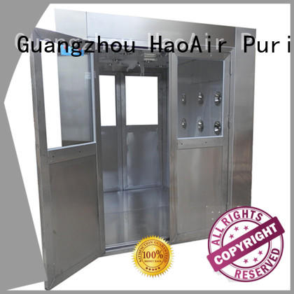 HAOAIRTECH air shower design with stainless steel for oil refinery