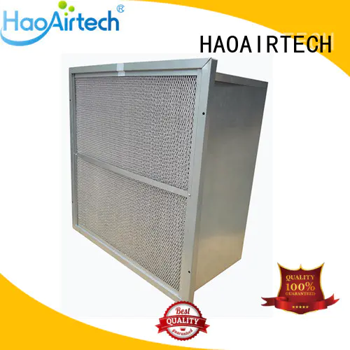 HAOAIRTECH knife edge ulpa filter with one side gasket for air cleaner