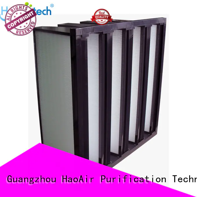 HAOAIRTECH Rigid box filter with big air volume for commercial buidings