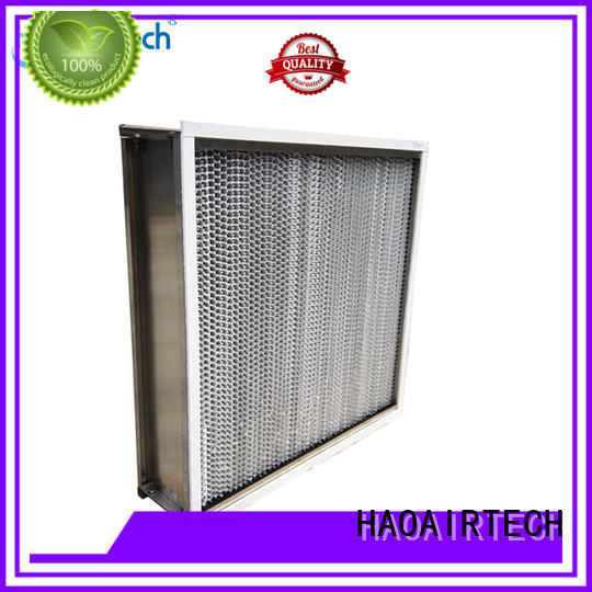 HAOAIRTECH air purifiers hepa filter with dop port for electronic industry
