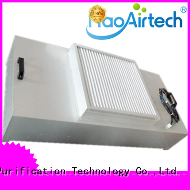 HAOAIRTECH dop hepa filter box with central air conditioning for clean room cell