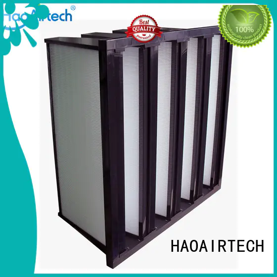 HAOAIRTECH professional rigid filter with gl interlocker frame for food and beverage