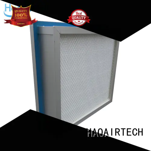 HAOAIRTECH ulpa hepa filter h14 with dop port for dust colletor hospital