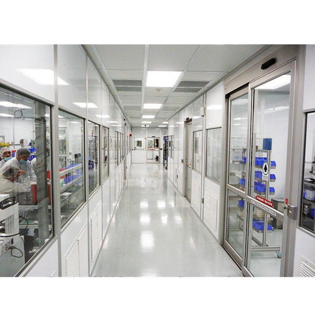 HAOAIRTECH portable hardwall cleanroom vertical laminar flow booth for semiconductor factory-1