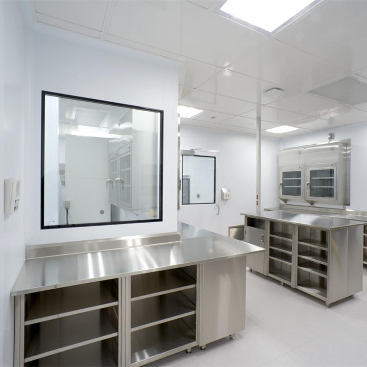 HAOAIRTECH blowing air shower clean room with stainless steel for large scale semiconductor factory-2