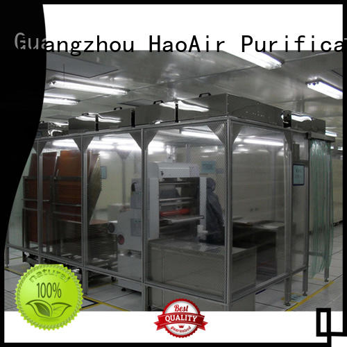 HAOAIRTECH high efficiency modular clean room price vertical laminar flow booth online