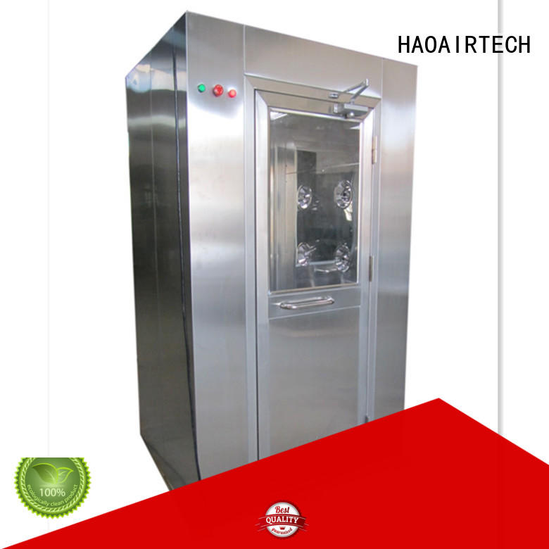 air shower room with top side air flow for oil refinery HAOAIRTECH