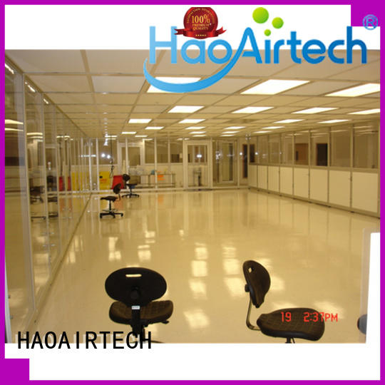 HAOAIRTECH high efficiency cleanroom systems with constant temperature and humidity controlled for semiconductor factory