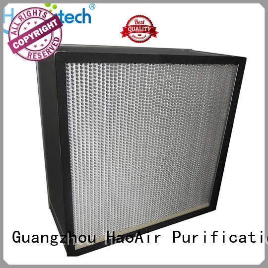 HAOAIRTECH vacuum cleaner hepa filter with hood for dust colletor hospital