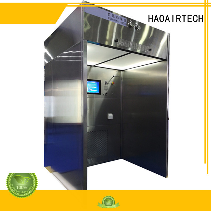 HAOAIRTECH hihg efficiency downflow booth gmp modular design for pharmaceutical factory