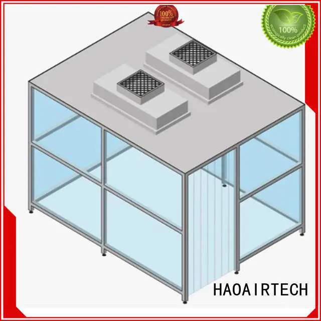 HAOAIRTECH portable portable clean room with antistatic vinyl curtain for semiconductor factory