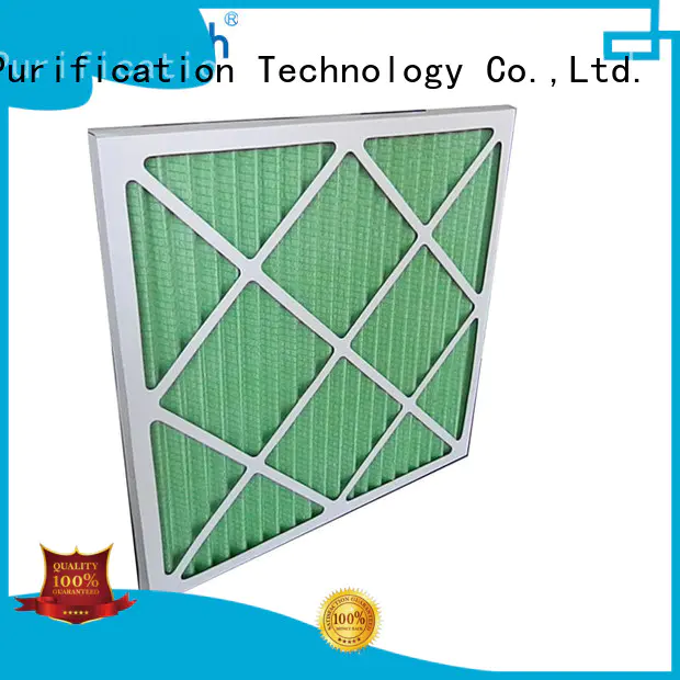 professional Pleated Air Filter with cardboard frame for clean return air system