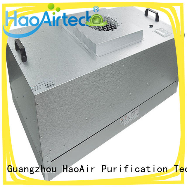 HAOAIRTECH fan hepa filter box with central air conditioning for cleanroom ceiling