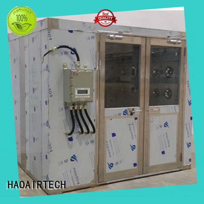 HAOAIRTECH air shower design with three side blowing for oil refinery